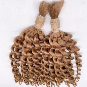20 cm to 80cm natural color raw Viet Nam virgin remy human hair bulk for braiding and hair extensions making