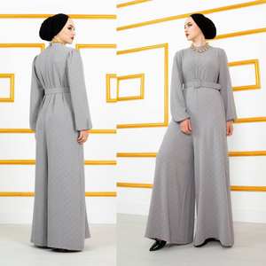 Nouvelle saison robes modestes islamiques pour femmes Abaya caftan tunique Kimono Hijab soie Dubaï arabe ethnique turc qualité inspiré musulman - Product Image 1