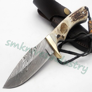 ดามัสกัสตั้งแคมป์กลางแจ้งมีดทำด้วยมือที่กำหนดเอง (Smk1297) - Product Image 5