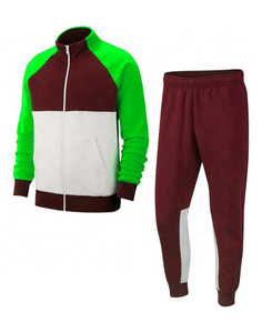 Survêtement rouge grande taille pour homme avec impression par sublimation, 100% polaire, vêtements de sport d'extérieur - Product Image 1