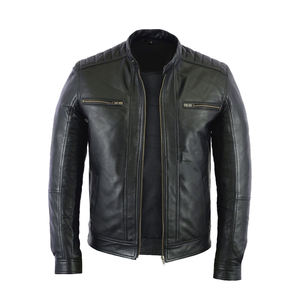 EN17092 CE approuvé hommes vêtements de sport pour adultes à la mode peau de vache à manches longues veste de moto doublure matelassée coupe-vent imperméable - Product Image 3