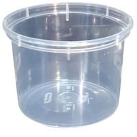 Petits contenants à sauce de 4 oz avec couvercles pour emporter, gobelet rond en plastique pour sauce avec couvercles, jetable et réutilisable