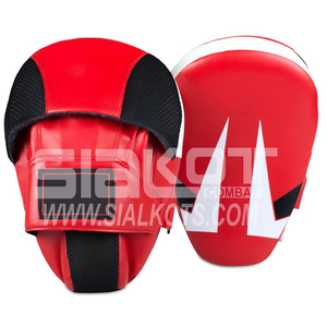 Focus pad mitt <b>Best</b> curved shape made of Genuine leather or <b>artificial</b> leather - Product Image 1