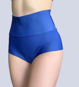 Shemax esencial Shorts de talle alto azul - Product Image 1