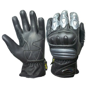 Remium-guantes de cuero con protecciones para motocicleta, manoplas de alta calidad para moto, 2023 - Product Image 1