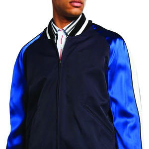 Holesale-Chaqueta con mangas de cuero de etterman, chaqueta de estilo universitario - Product Image 1