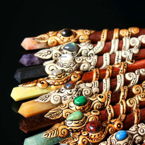 Varitas de pelo coreanas para hombres, moldes de arcilla polimérica, de silicona, cristal, varitas de incienso, condones de cristal, agua de cristal de diamante - Product Image 6