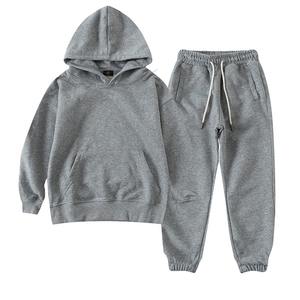 Automne hiver ensemble deux pièces de haute qualité pour enfants survêtement de fitness grande taille avec logo personnalisé survêtement en tissu doux - Product Image 1