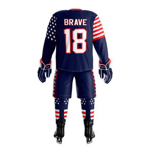 เครื่องแบบฮ็อกกี้น้ำแข็ง,เครื่องแบบฮ็อกกี้น้ำแข็งแบบกำหนดเองพิมพ์ลายเป็นมิตรกับสิ่งแวดล้อมเสื้อยูนิฟอร์มฮ็อกกี้น้ำแข็งทีมราคาถูก - Product Image 5