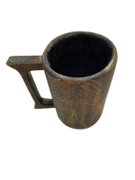 Tasse en bois au design moderne personnalisable avec couvercle et logo fantaisie pour hôtels restaurants maison tasse à boire de bière économique