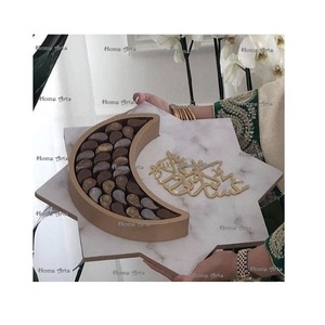 Bandeja para servir dátiles de madera de tamaño personalizado, calidad superior con el diseño más nuevo de Home Arts para servir chocolates y dátiles - Product Image 3