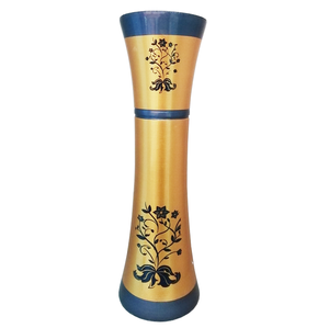 Vase à fleurs rond en bois, support artisanal pour décoration de jardin, offre spéciale, - Product Image 3