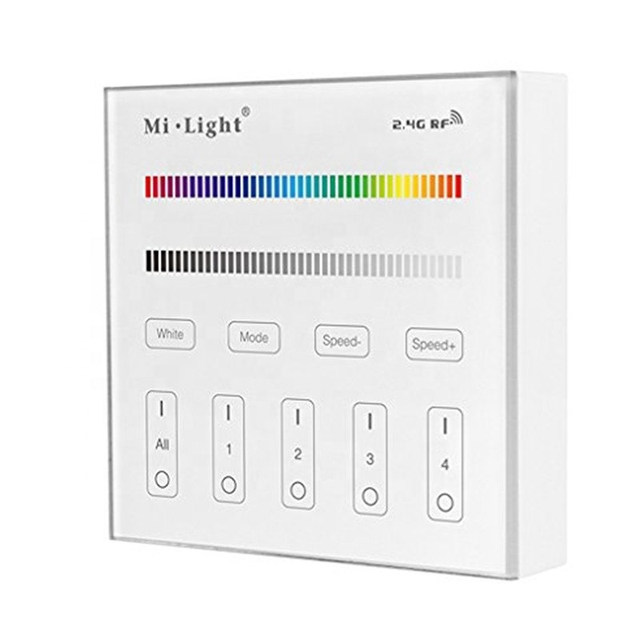 Milight T3 AC220V 4-Zone RGB/RGBW and Brightness Dimming Smart Panel Remote Controller