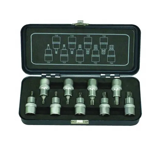 (BM-ST409MR1) 9pcs 1/2 "Dr. Torx Bit Socket Set