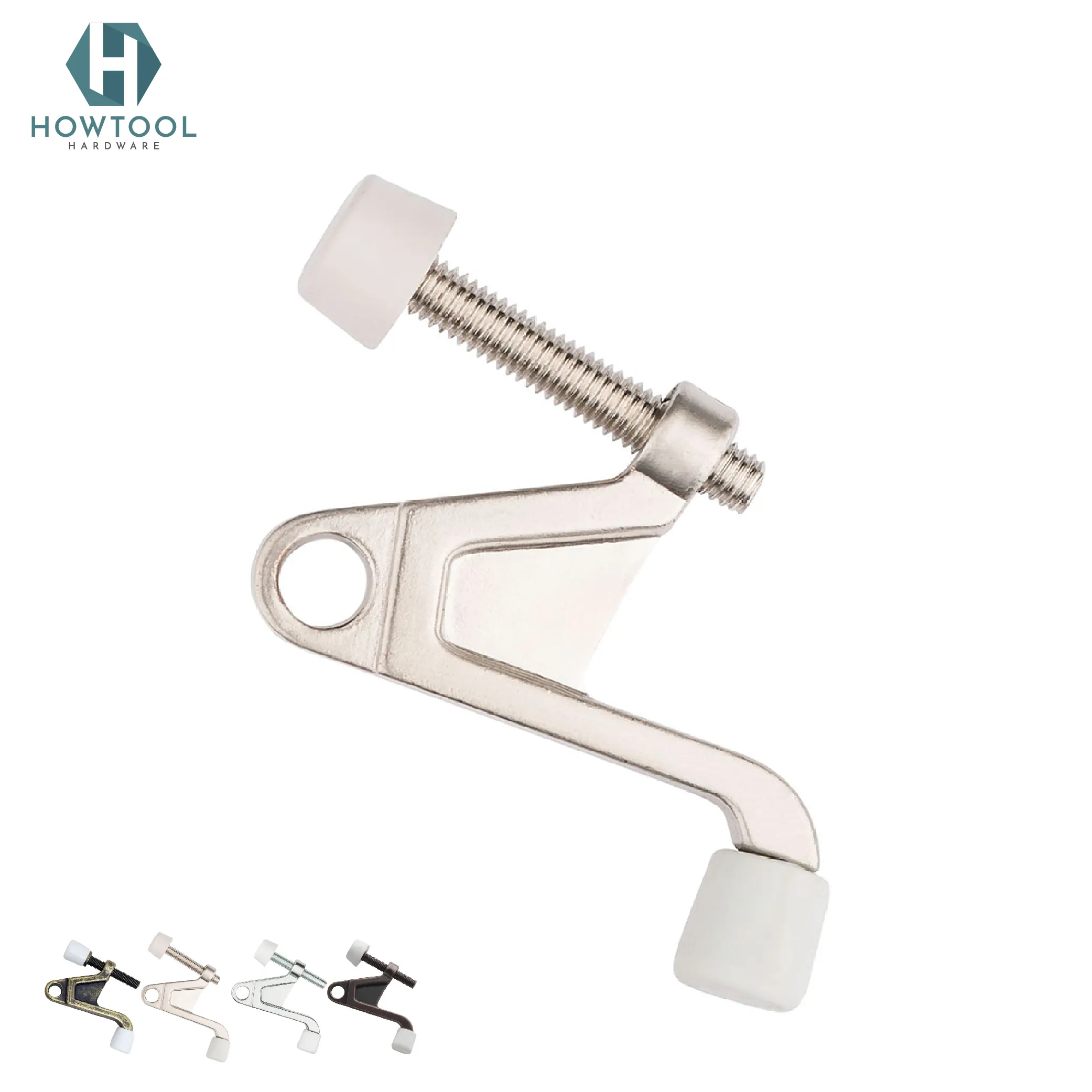 A Style Metall Deluxe Jumbo Scharnier Pin Tür stopper Satin Nickel HOWTOOL B303