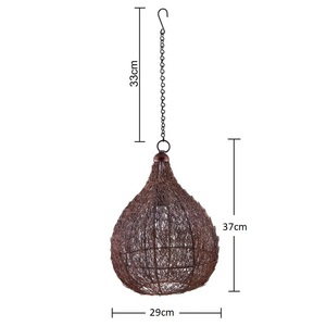 โคมไฟแขวนตาข่ายโลหะตกแต่งทำด้วยมือดีไซน์ทันสมัยโคมไฟระย้าตกแต่งภายในและโคมไฟระย้า - Product Image 6