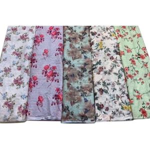 Rideau de douche en dentelle, tissu imprimé - Product Image 5