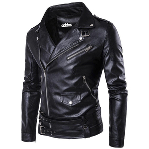 Chaqueta de cuero personalizada para hombre, nuevo diseño, a precio competitivo, con tu logotipo - Product Image 3