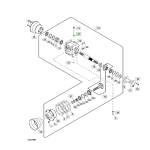 JD Tractor Ring número de pieza 51M4241 Alta Calidad resistente aluminio duradero OEM equipo agrícola componente de repuesto 1 año - Product Image 5