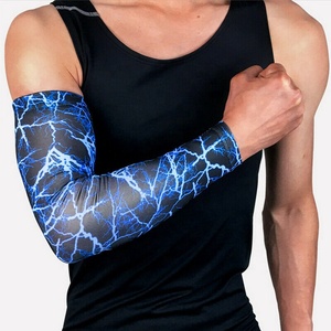 ข้อศอกรั้งสนับสนุนการบีบอัดแขนยามป้องกันกีฬายืดหยุ่นแขน - Product Image 5