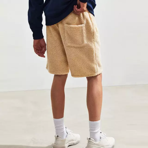 Pantalones Cortos Deportivos Casuales Unisex, Cintura Media Elástica, Tejido de Lona Transpirable e Impermeable, Tallas Grandes, Diseño Sólido con Bolsillos - Product Image 3
