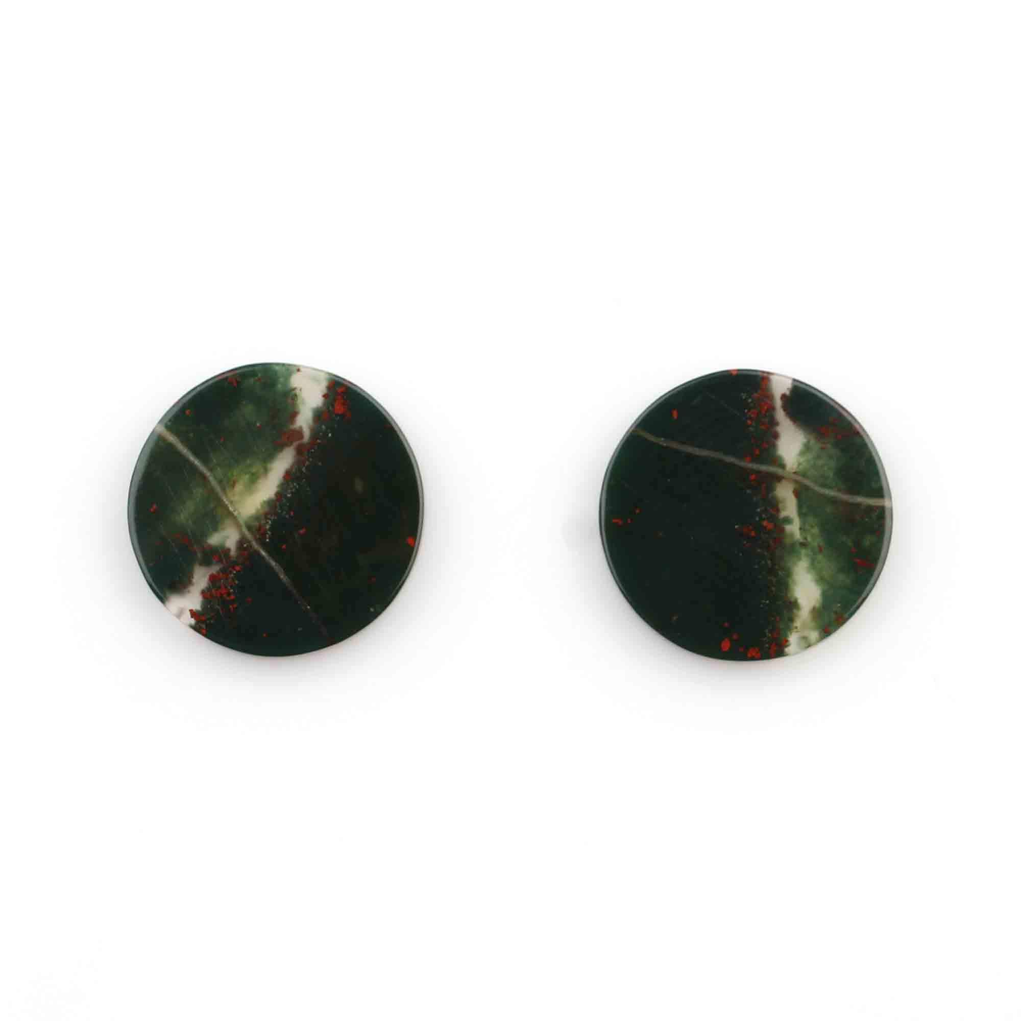 Dark Green & Red Spot