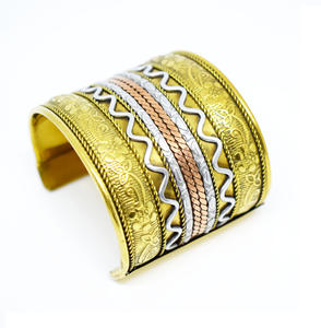 Vintage 2021 septembre australien bijoux mariage mariée mode laiton Afghan manchette Bracelet patine naturelle pour les femmes - Product Image 4