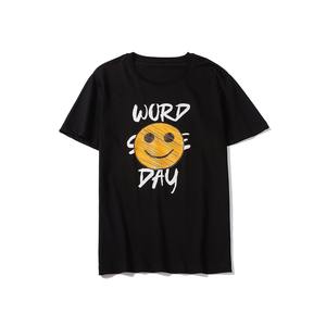 T-shirts unisexe 100% coton Vente en gros Séchage rapide Coupe ajustée Col en O Manches courtes Impression numérique multicolore personnalisée Motif solide - Product Image 1