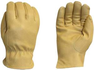 Gants de travail en cuir jaune, logo personnalisé de haute qualité, gants de sécurité pour le travail - Product Image 4