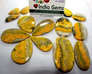 Bumble Bee Jasper Piedras preciosas sueltas Forma de mezcla suave Cabujón Fabricación de joyas Precio al por mayor por quilate Calidad natural 1Kg - Product Image 5