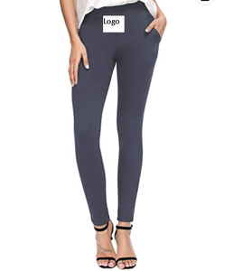 Women's Skinny Leg Work Pull on Slim Stretch Yoga Dress Pants <b>Tummy</b> <b>Control</b> cheap rated hot selling leggings available - Product Image 2