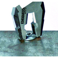 ENGINEER Alicates de Extracción de Acero de Alta Resistencia de 8 Pulgadas con Certificación RoHS, Superficie de Mandíbula Biselada, Fabricados en Japón, Modelo PZ-59