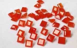 คาร์เนเลียนสีส้มธรรมชาติสี่เหลี่ยมตัด3มม. ถึง6มม. เหลี่ยมเพชรพลอย-คาร์เนเลียนสีส้มธรรมชาติคุณภาพสูงคาร์เนเลียนสีส้มธรรมชาติ - Product Image 4