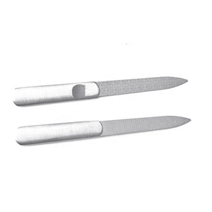 Outil de manucure et de pédicure en acier inoxydable, lime à ongles, soins personnels, vente en gros, - Product Image 4