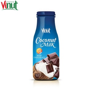Boisson au chocolat au lait de coco 280 ml, boisson, bouteille en verre du Vietnam, marque privée pour enfants, glucose - Product Image 1