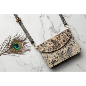 Bolso bandolera de cuero de vaca de piel auténtica hecho a mano LW para mujer nuevo estilo con cierre de cremallera manija única para verano primavera - Product Image 6