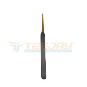 Mat Noir Enduit de Poudre avec plasma pointe d'or et logo cils sourcils Horloger Timbre Monnaie Verre Collector Pince À Épiler - Product Image 4