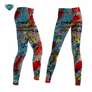 กางเกงเลกกิ้งกีฬาโพลีเอสเตอร์แบบยูนิเซ็กซ์ พิมพ์โลโก้ตามสั่ง ระบายอากาศ ต้านเชื้อแบคทีเรีย แห้งเร็ว แบบรีดร้อน สำหรับเบสบอล ซอฟต์บอล - Product Image 1