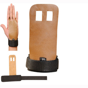 ที่บีบมือเล่นฟิตเนสยิม,ที่ป้องกันฝ่ามือยิมนาสติกหนังวัวมือจับยิมนาสติกยกน้ำหนักแผ่นป้องกันฝ่ามือ - Product Image 3