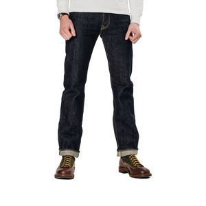 Pantalones vaqueros de motorista de carreras azules personalizados para hombre, estilo desgastado, efecto lavado de nieve, ropa deportiva transpirable, ajuste europeo Prime - Product Image 5