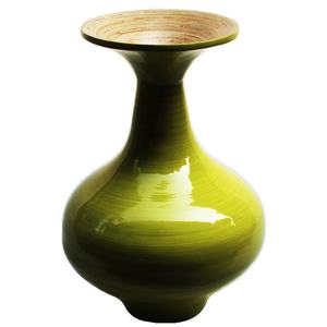 VIETNAM VASE EN BAMBOU, POT DE FLEUR DE BAMBOU, BAMBOU ARRANGEMENT DE FLEURS - Product Image 2