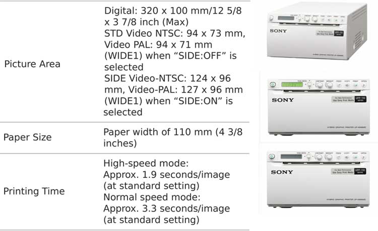 High Quality Sony Digital Video UP-X898MD Thermal Printer Hybrid Graphic Printer For Ultrasound