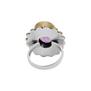 แหวนพลอยอเมทิสต์ธรรมชาติคุณภาพดีที่สุด925เงินแท้เครื่องประดับแฮนด์เมดของขวัญสำหรับเธอเครื่องประดับเงินขายส่ง - Product Image 5