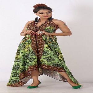 Robe caftan en georgette à la mode à imprimé floral pour femmes musulmanes Vêtements islamiques longs à un prix pour l'été - Product Image 6