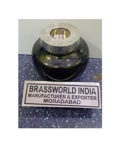 สีส้มชาแสงสัตว์เลี้ยงฌาปนกิจศพ Urn อุปกรณ์โดย Brassworld อินเดีย - Product Image 5