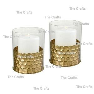 Portavelas de Metal y Cristal Hecho a Mano con Tamaños Personalizados para Bodas y Decoración del Hogar - Product Image 3