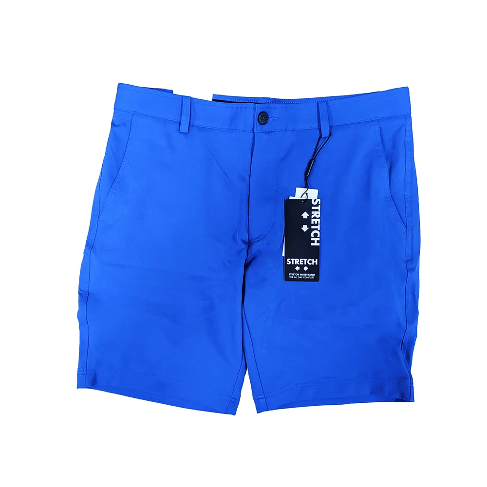 Summer Shorts Men Basic Solid Shorts 100% Cotton Kneec Length Washed Shorts For Men