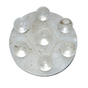 7 esferas de cristal en la Base de cristal de la Estrella de David - Product Image 1