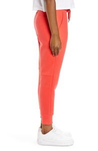 กางเกงวอร์มสตรีทผ้าคอตตอนสำหรับผู้หญิง XXL กางเกงขนแกะสีแดงสำหรับใส่ออกกำลังกายเล่นยิมเล่นโยคะ - Product Image 4