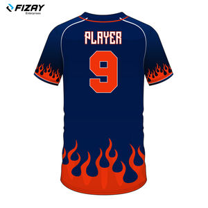 Fizay เครื่องแบบเบสบอลและซอฟต์บอลชุดเสื้อผ้าสำหรับผู้ชายพิมพ์ซับลิเมชันตามสั่ง - Product Image 3